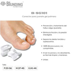 Corrector Para Juanete Gel Polimero Talla M-blunding