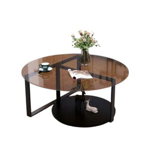 Mesa De Centro Minimalista De Vidrio