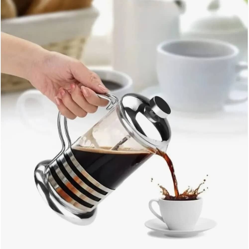 Cafetera Prensa Francesa Cafetera Portatil Acero Inox 800ml image number 2.0