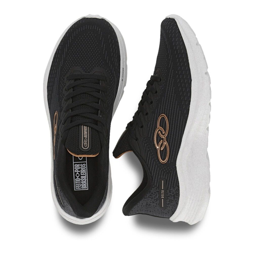 Zapatilla Mujer Delta Negra/gris image number 0.0