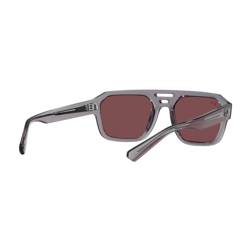 Lentes De Sol Corrigan Transparent Gray Espejados Bio-based Sustentable Ray-ban image number 7.0