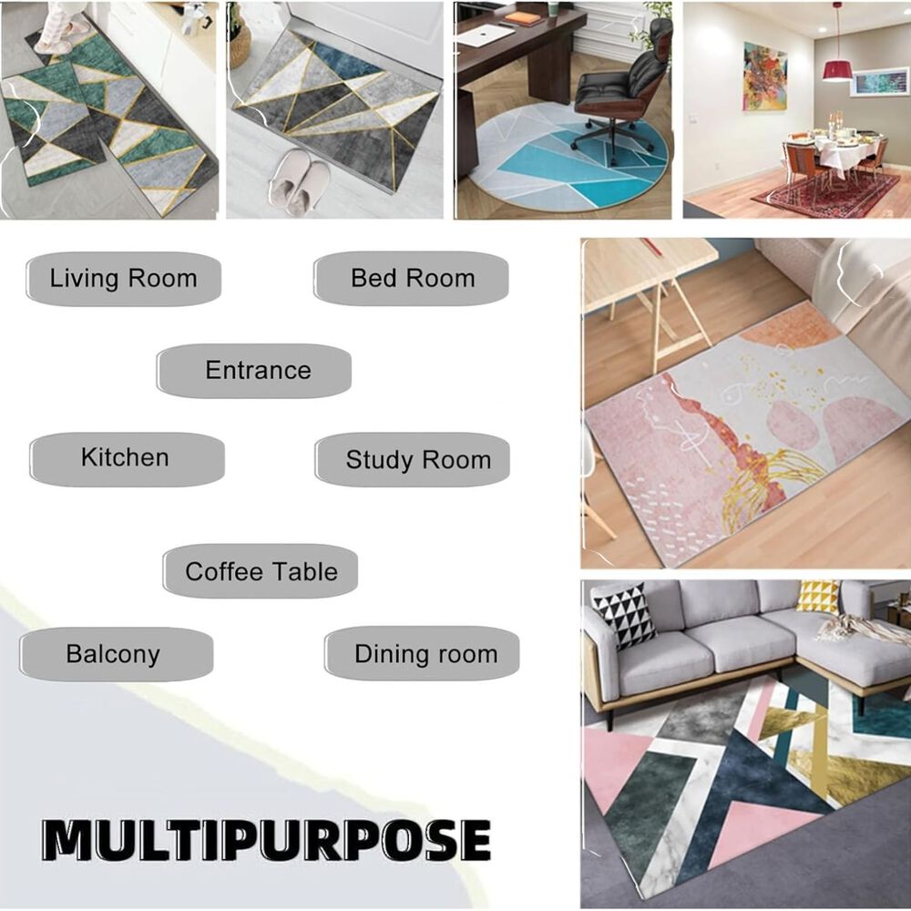 Alfombras Lisas Con Diseños Efecto 3d 200x240 Cm Md13 image number 3.0