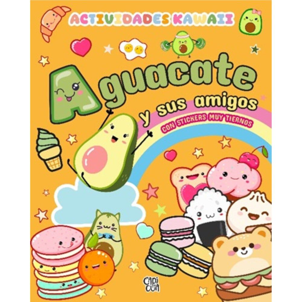 Actividades Kawai - Aguacate Y Sus Amigos (tapa Rústica) - Anónimo | Libro image number 1.0