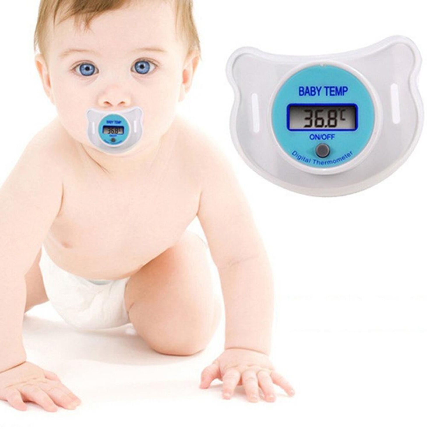 Termometro Chupete Digital Portatil Cuidado Fiebre Bebe image number 3.0