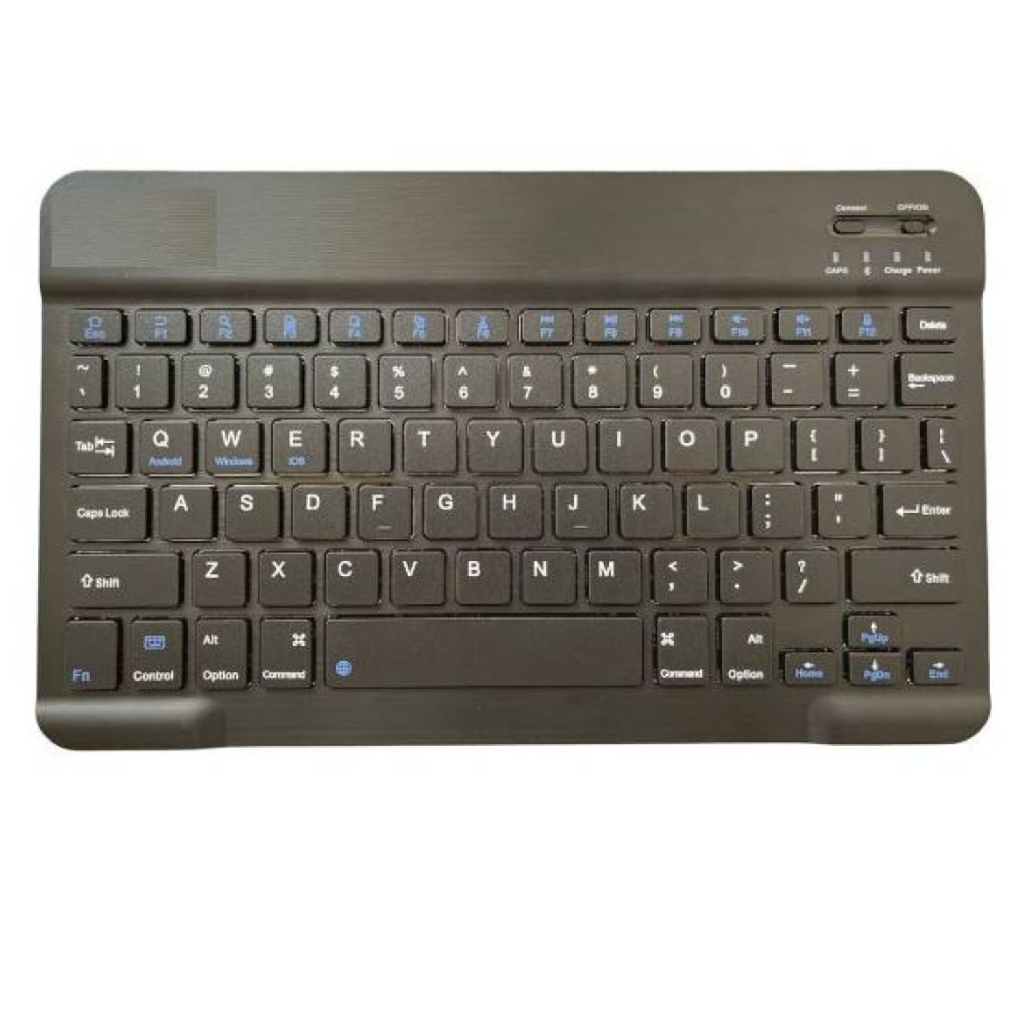 Mini Teclado Inal&aacute;mbrico Bluetooth Negro image number 2.0