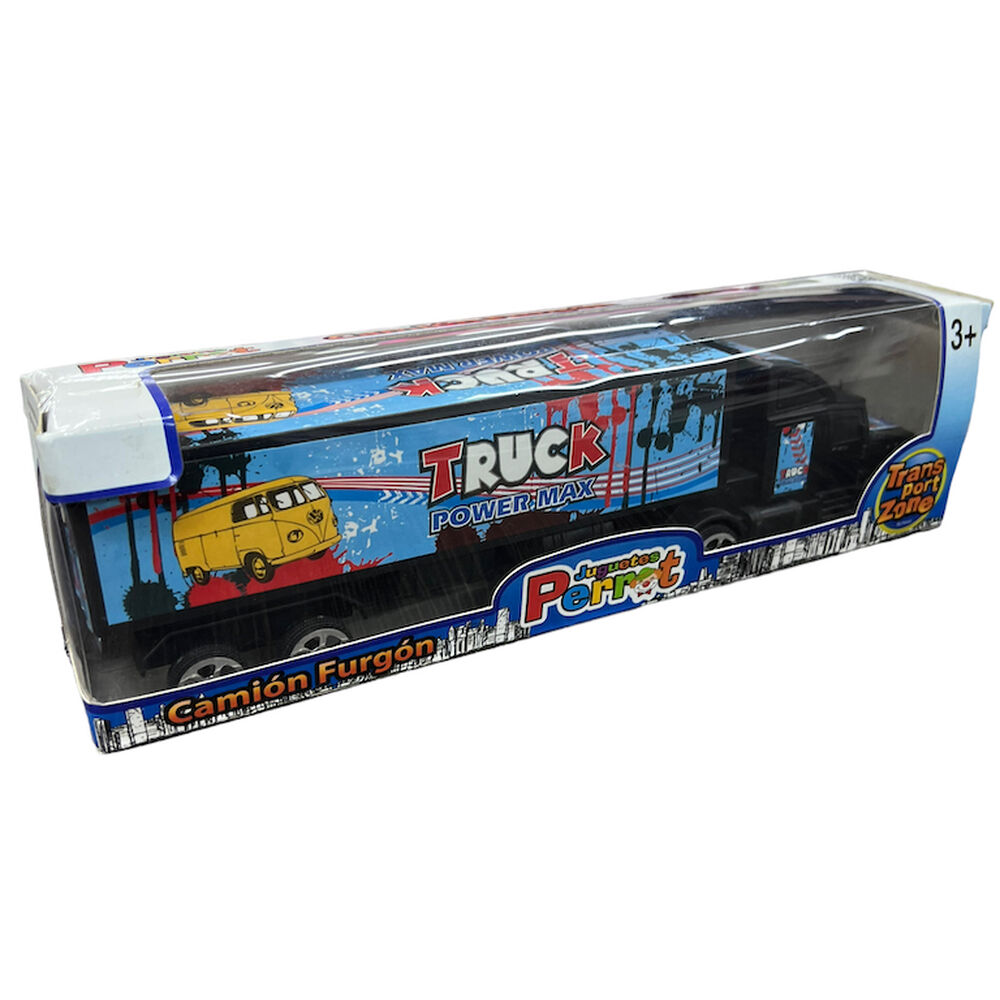 Juguete Camion Trailer Furgon Friccion image number 3.0