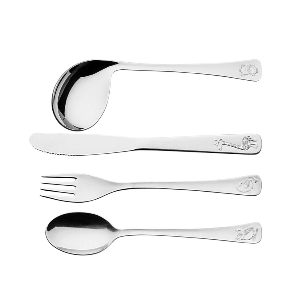Juego De Cubiertos Para Ni&ntilde;os Acero Inoxidable Tramontina 4 Piezas image number 2.0