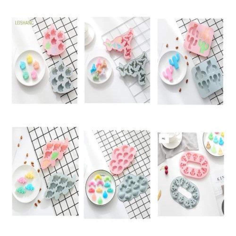 Pack Moldes Siliconas Distinta Figuras Kawaii image number 1.0
