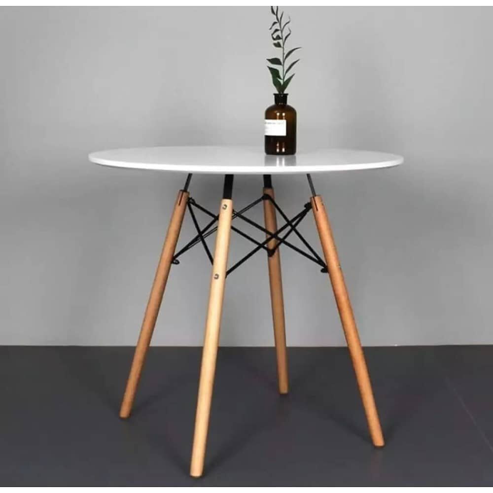Mesa Eames Redonda 80cm Blanca image number 1.0