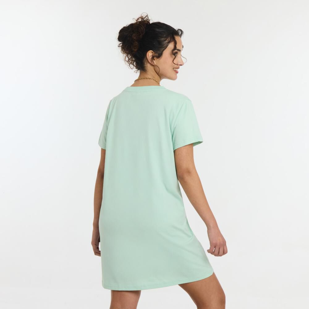 Vestido Midi Manga Corta Cuello Redondo Mujer Freedom image number 3.0