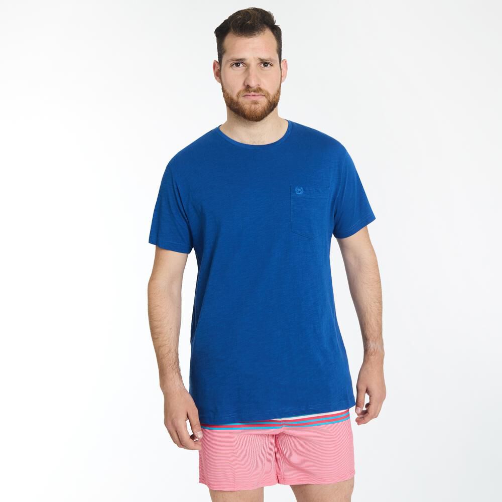 Polera Regular Manga Corta Cuello Redondo Hombre Peroe image number 0.0