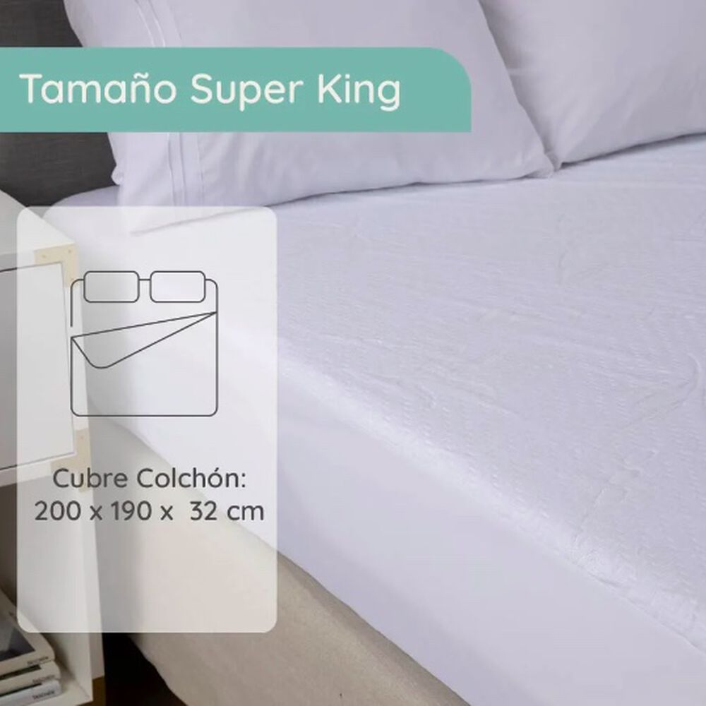 Cubre Colchon Impermeable Bambu Super King image number 2.0