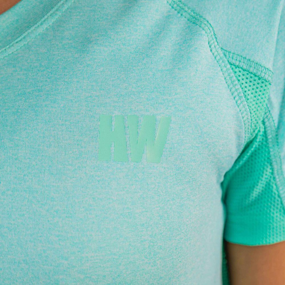 Polera Dry Fit Hw Spx Manga Corta Mujer Aqua image number 4.0