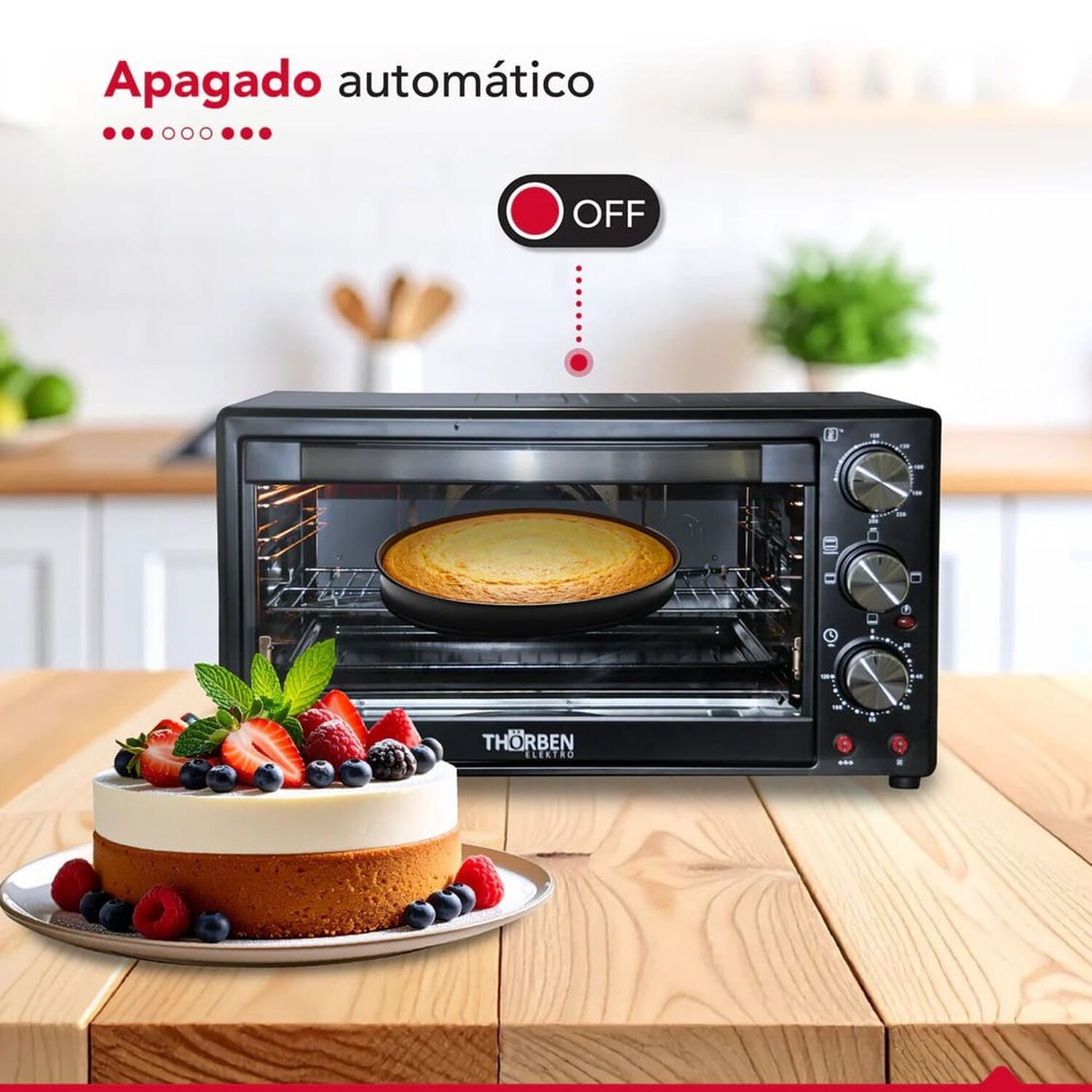 Horno El&eacute;ctrico 60 Litros 2200w Thor Magnum Oven 60 image number 9.0