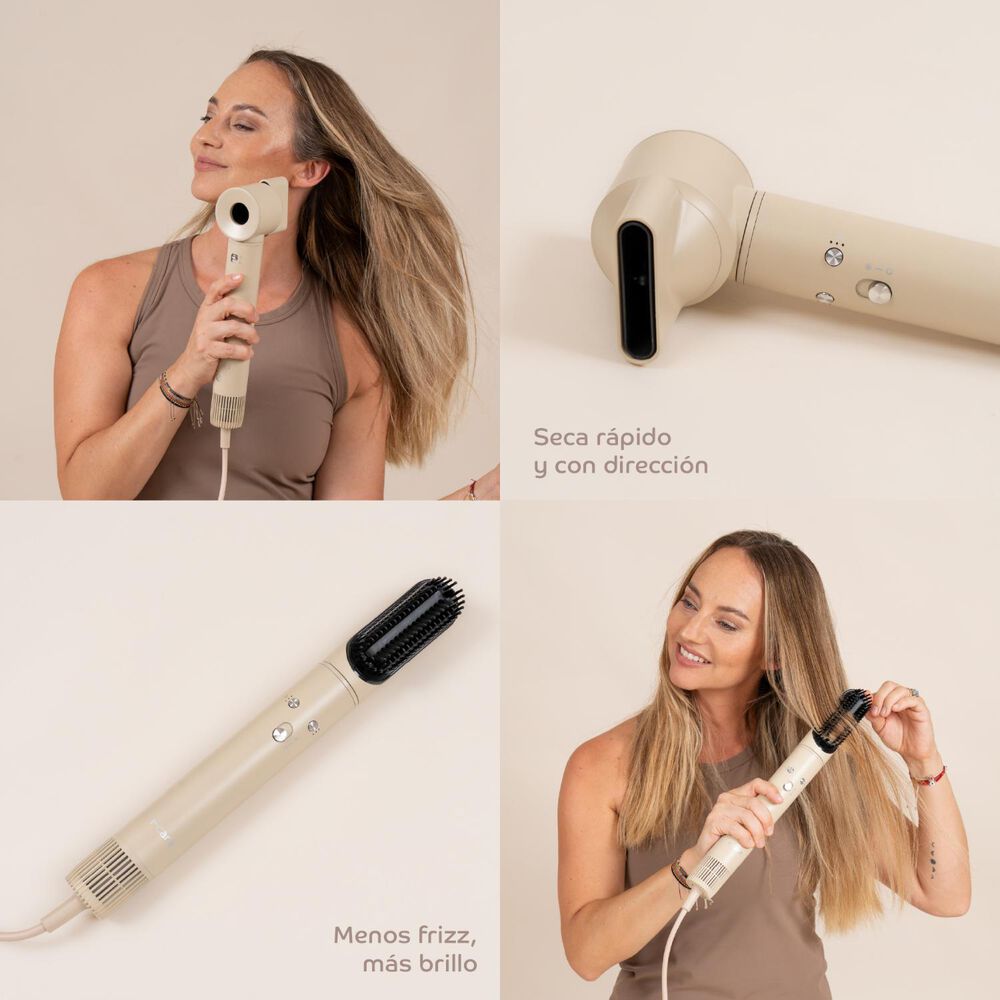 Secador De Pelo Multistyler T-care 5 En 1 Beige image number 5.0
