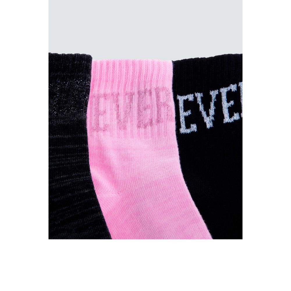 Calcetines Mujer Tripack Ankle Party Multicolor image number 1.0