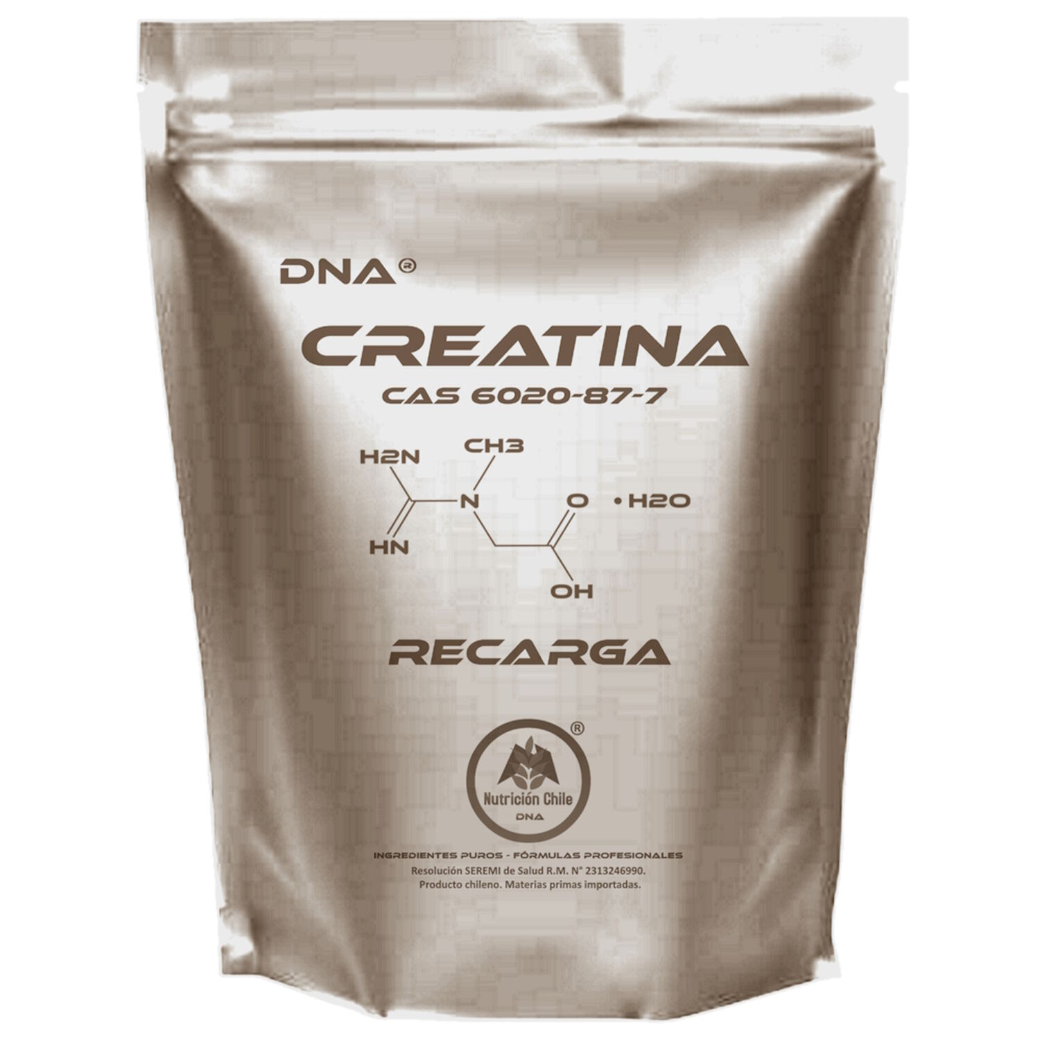 Creatina D N A - Sabor Sand&iacute;a - Recarga - 500gr image number 0.0