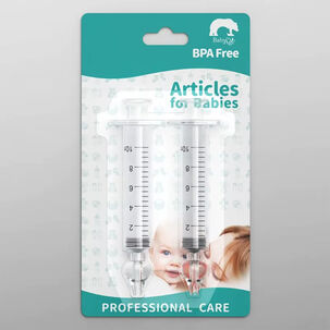 Jeringa Pack 2 Aspirador Nasal Para Lavado Mocos Nariz Bebe