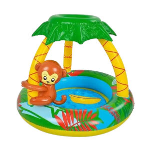Piscina Infantil Inflable Selva Parasol Be Splash By Bebesit