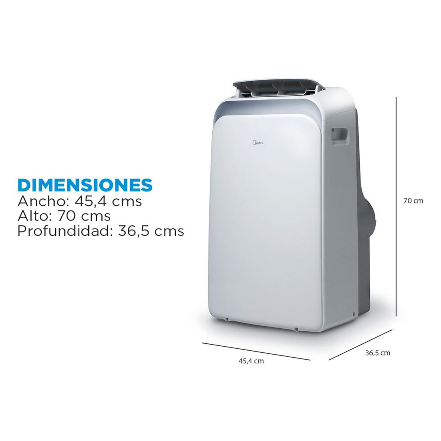 Aire Acondicionado Port&aacute;til Midea MPPD-12KHRN1W / 12000 BTU image number 1.0