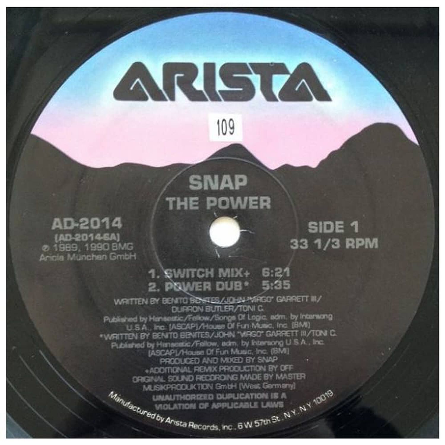Snap - The Power | 12" Maxi Single Usado image number 1.0