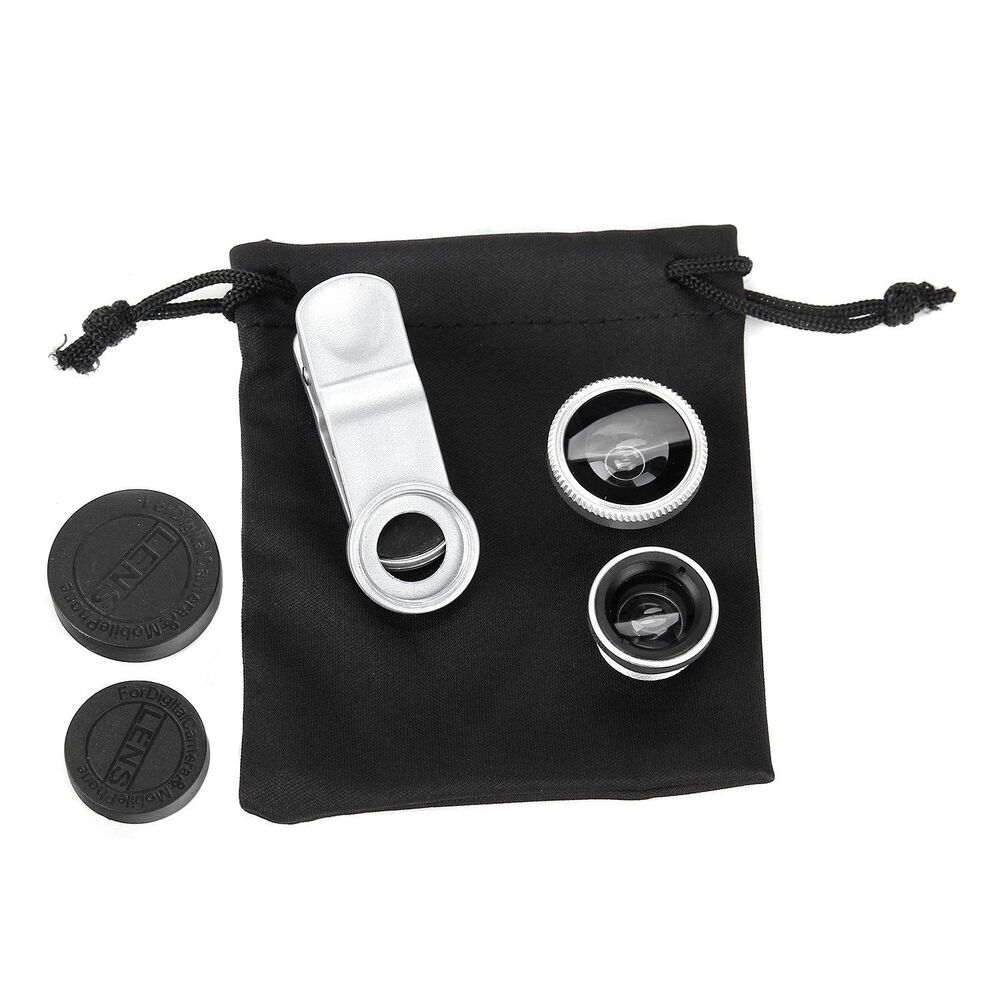 Lente Clip Para Celular 3 En 1 Ojo De Pez Universal image number 4.0