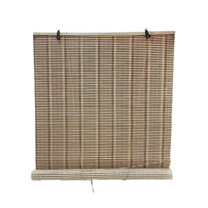 Cortina Persiana Roller Enrollable Bamb&uacute; Chocolate 120x180 Cm