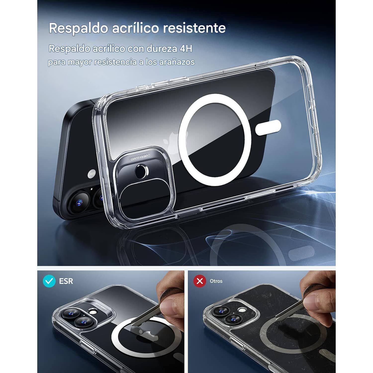 Para Iphone 17 - Pack: Carcasa Magsafe + Vidrio Templado image number 7.0