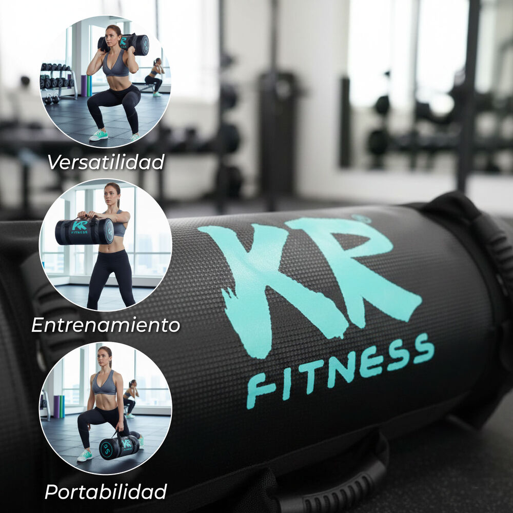 Saco Con Peso 15kg Bulgaro Entrenamiento Crossfit Box Otros image number 3.0