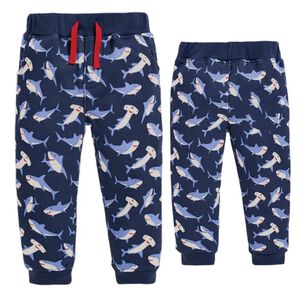 Pantal&oacute;n Buzo Ni&ntilde;o 100% Algod&oacute;n Jump Kids Azul Tiburones
