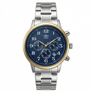 Reloj An&aacute;logo Hombre Umbro Plus Plateado Umbp-1500-168