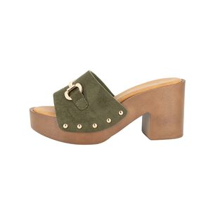 Sandalia Plataforma Rock Verde Alquimia