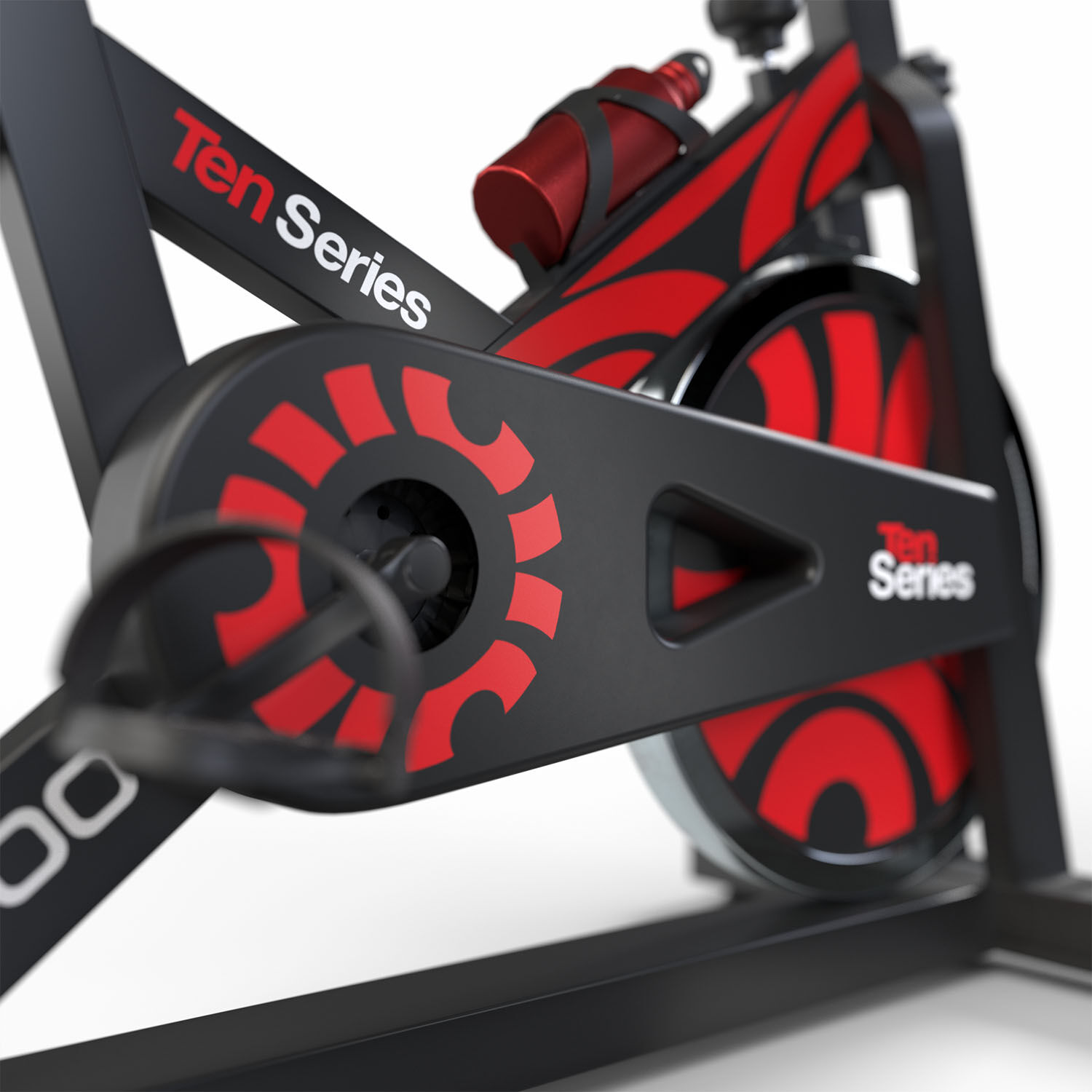 Bicicleta Spinning Ten Series X1000 Red image number 2.0
