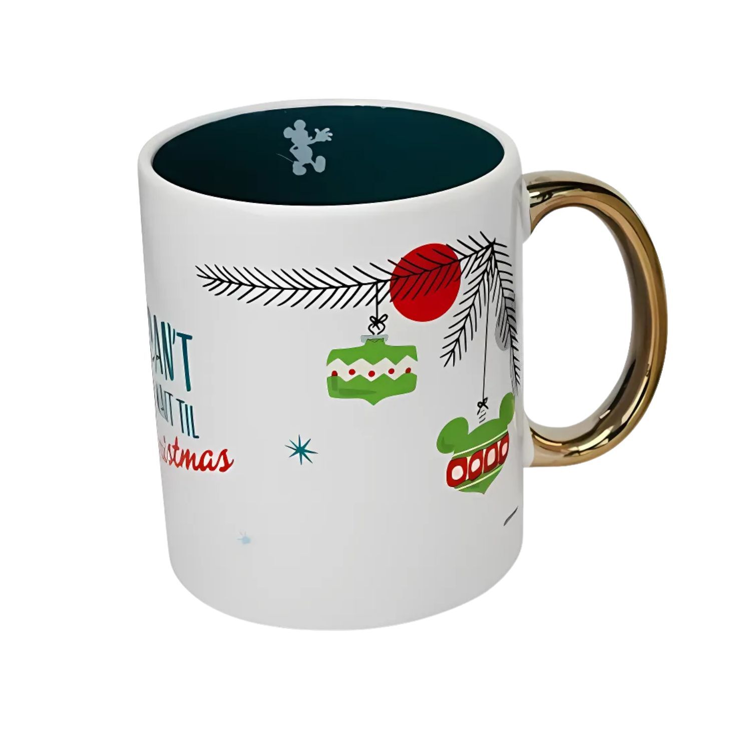 Tazon De 330ml Dise&ntilde;o Navide&ntilde;o Raton Dibujo Animados Ceramica image number 2.0