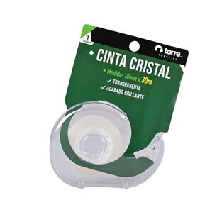 Pack X 4 Cinta Cristal Con Dispensador 18mm. X30m. Torre