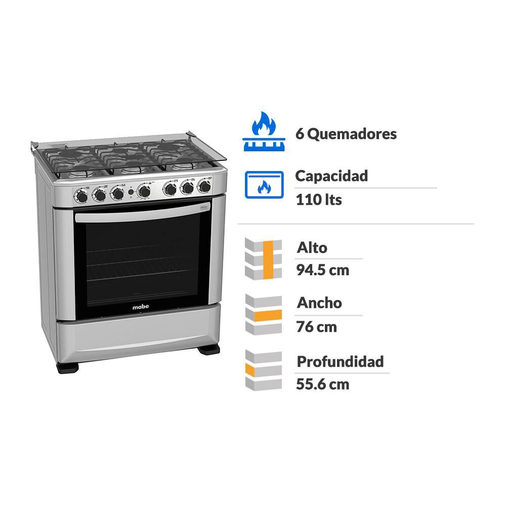 Cocina Mabe ANDES76HG0 / 6 Quemadores image number 1.0