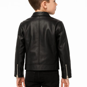 Chaquetas Biker Ecocuero Para Niños