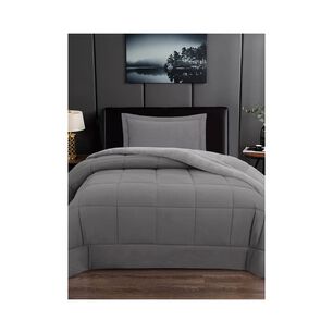 Plumon Andes Velvet Matte Gris 1.5 Pl