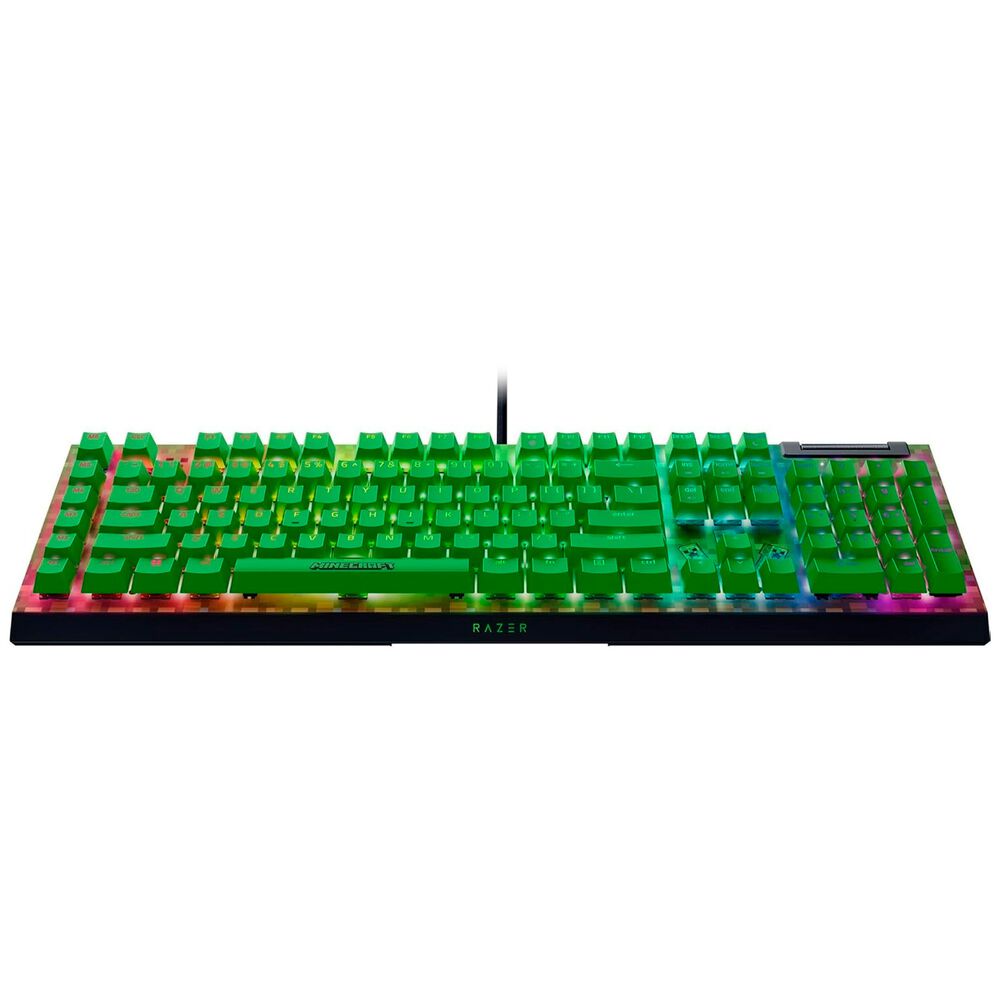Teclado Gamer Razer Blackwidow V4 X Minecraft Edition Green image number 1.0