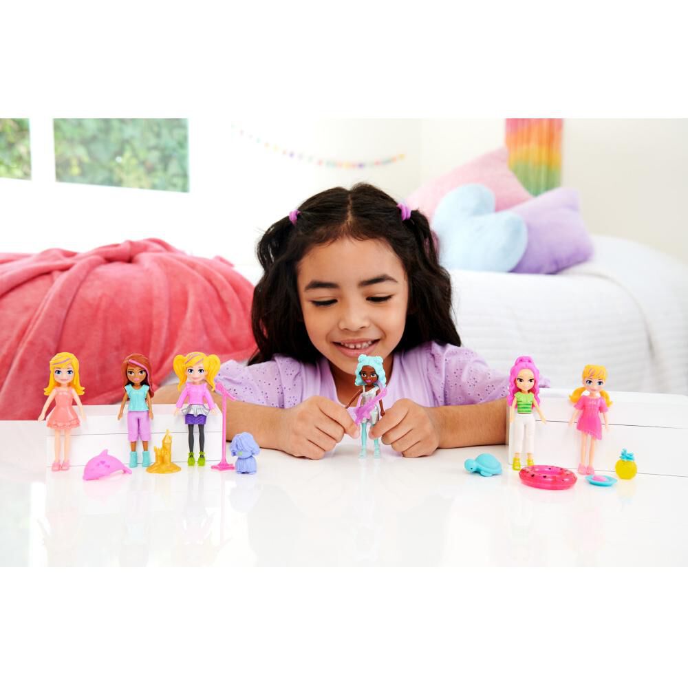 Set De Juegos Mini Muñecas Polly Pocket Hnf51 image number 1.0