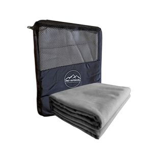 Toalla Microfibra Xl Gris Pro Outdoor