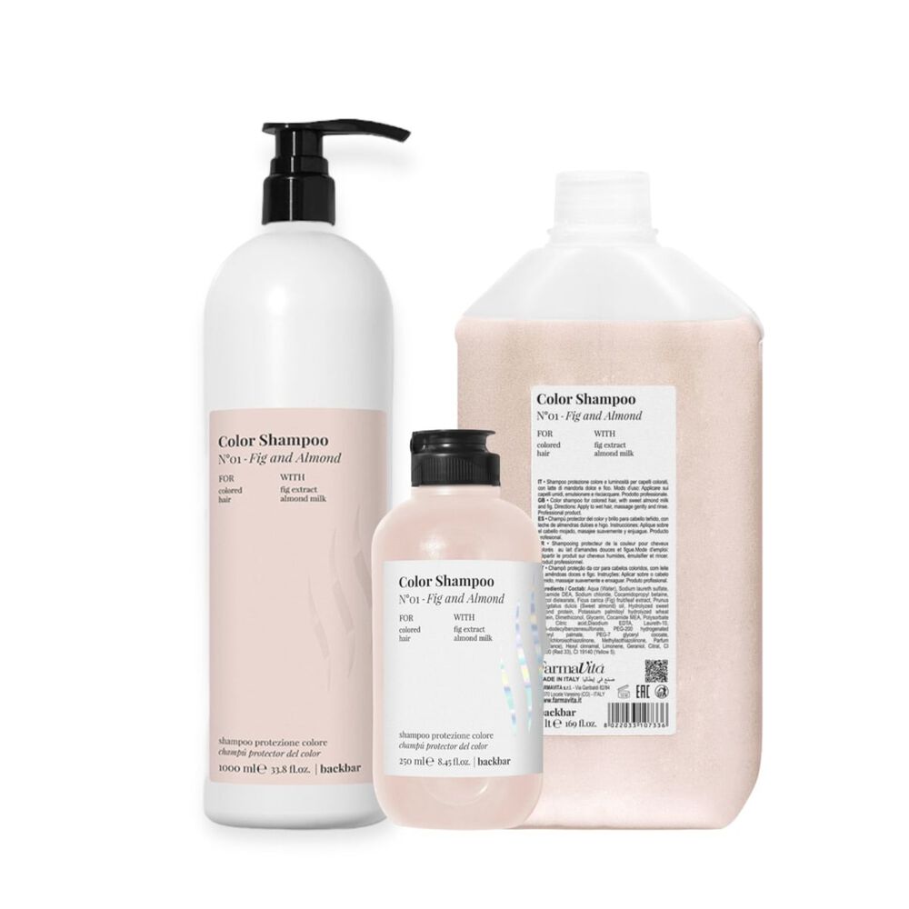 Farmavita Color Shampoo Nro 01 Leche De Almendras E Higos 5000 Ml image number 1.0