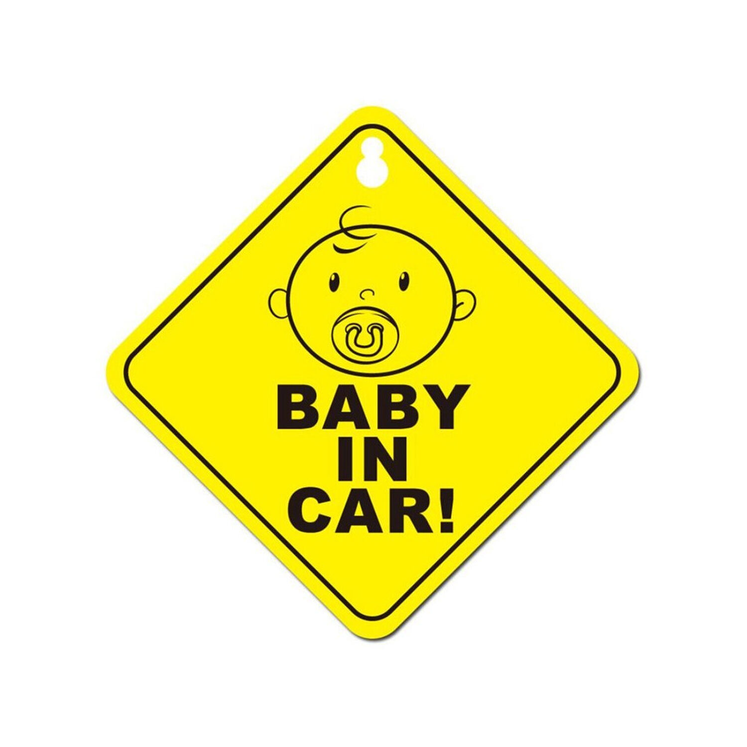 Pegatina Autoadhesiva Se&ntilde;al De Bebe Abordo Para Coches Autos image number 0.0