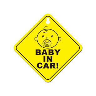 Pegatina Autoadhesiva Se&ntilde;al De Bebe Abordo Para Coches Autos