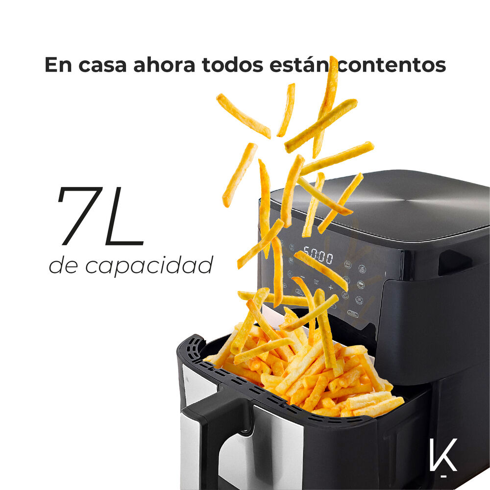 Freidora De Aire Family Edition 7 Litros Kitchen-it image number 4.0