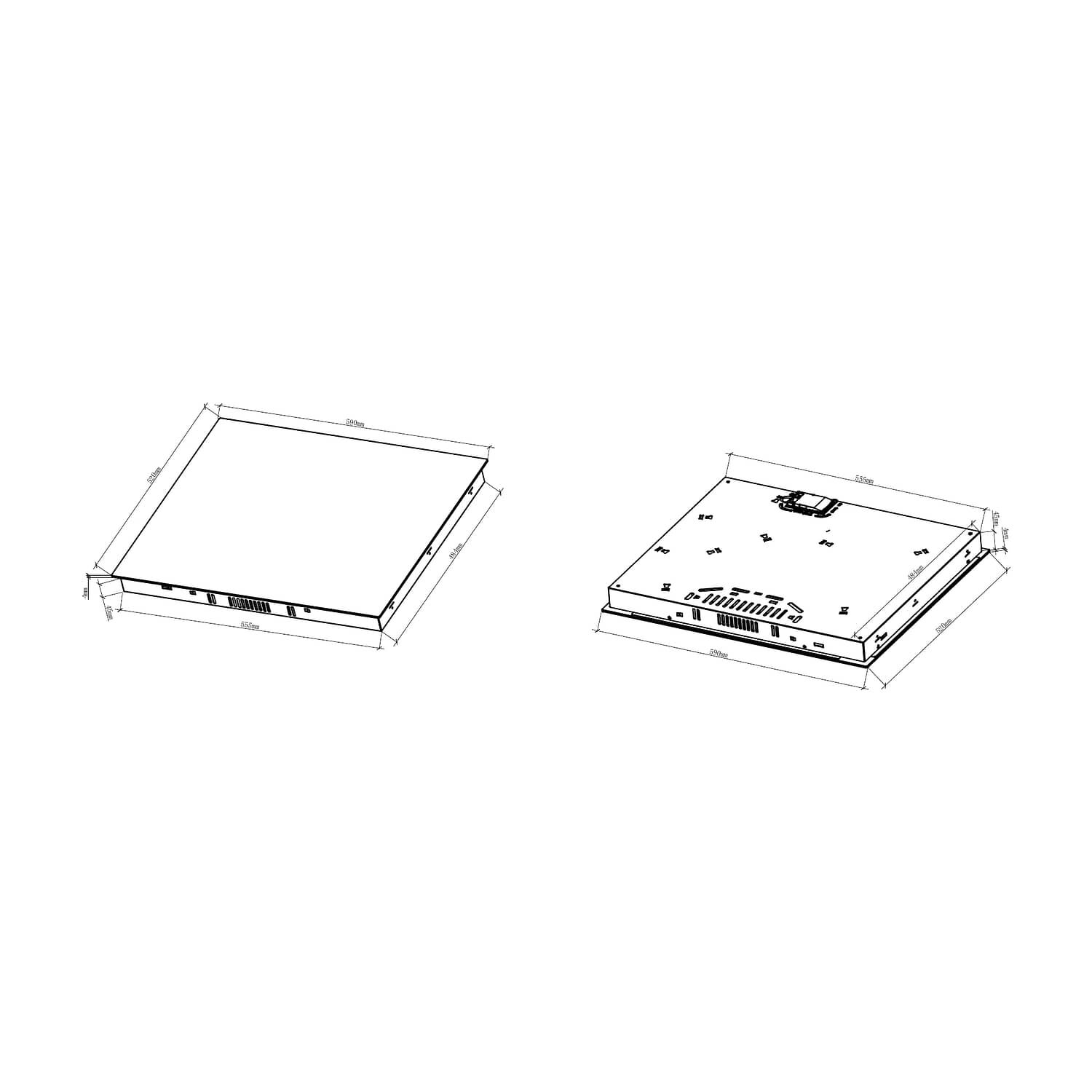 Encimera 3p Vitrocer&aacute;mica D&uuml;ne Evd3fr image number 1.0