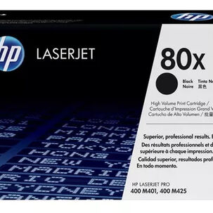 Cartucho T&oacute;ner Hp 80x Negro Laserjet 6900 P&aacute;ginas Original