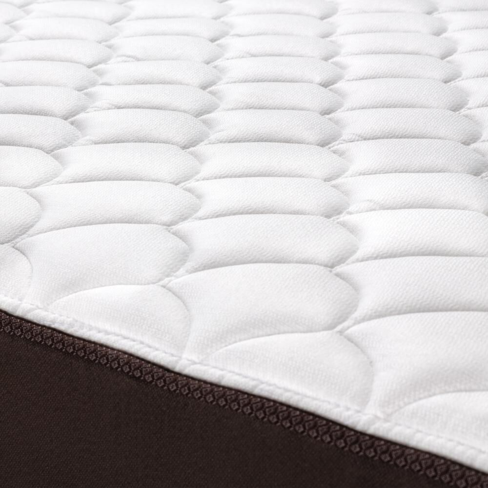 Cama Europea Rosen Ergo T New / 1 Plaza / Base Normal  + Respaldo Rachel Gris image number 5.0