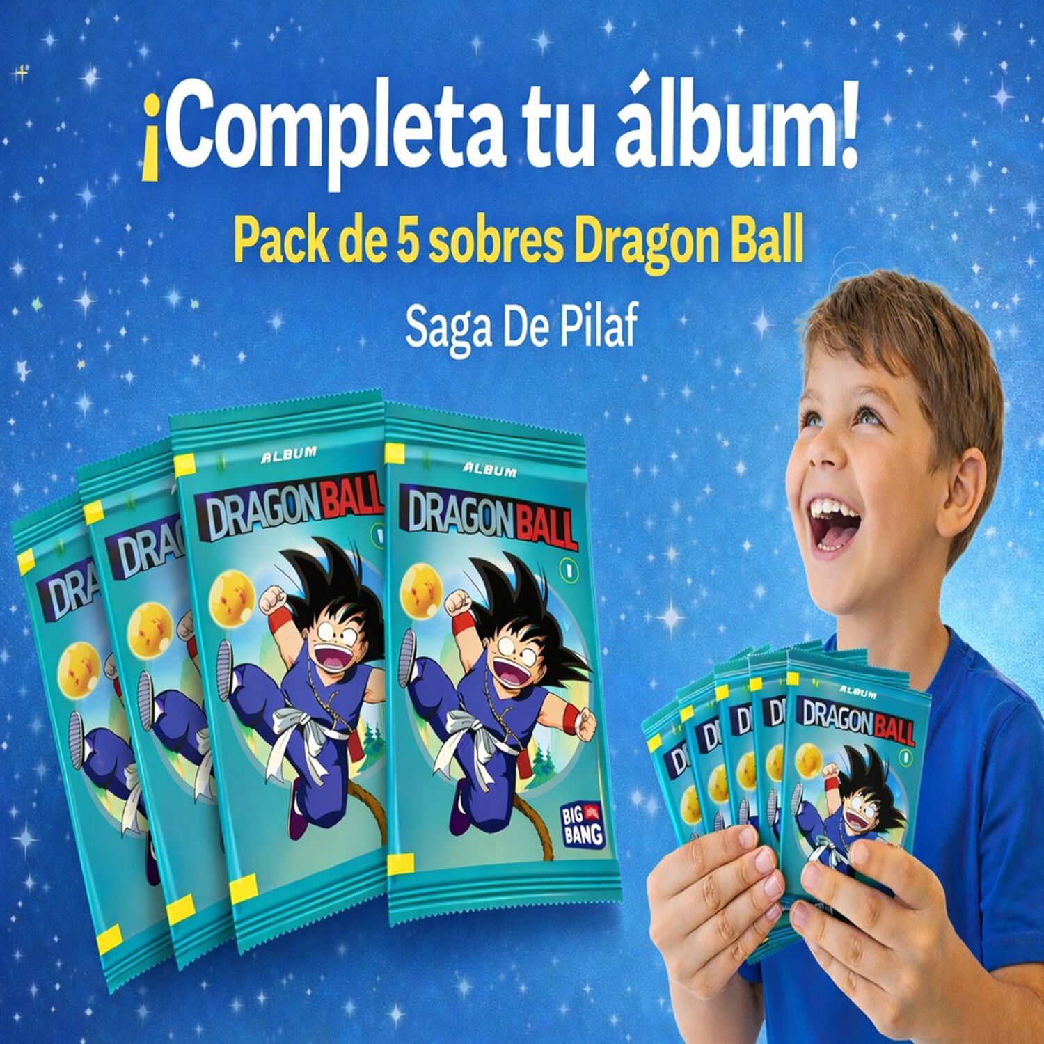 Pack De 5 Sobres Dragon Ball Saga De Pilaf image number 3.0