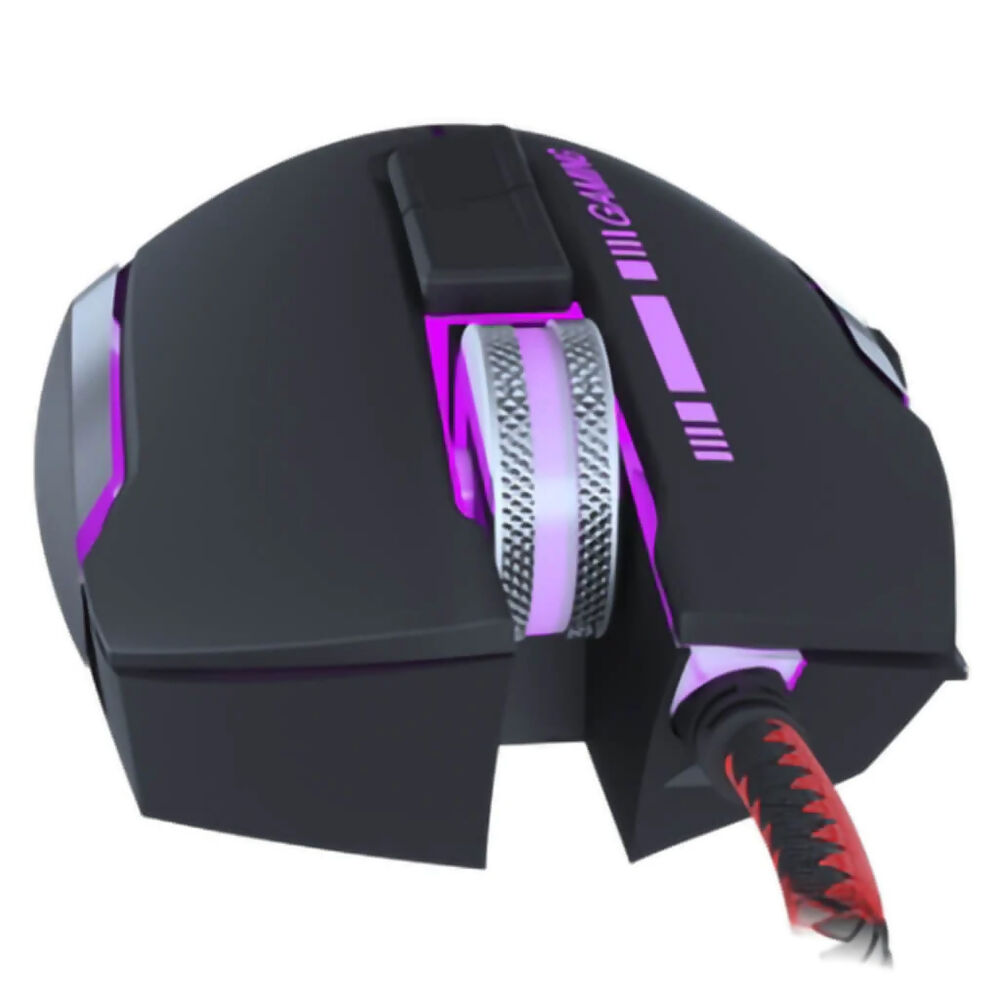 Mouse Gamer Combative 8 Botones 7200dpi Rgb Negro image number 2.0